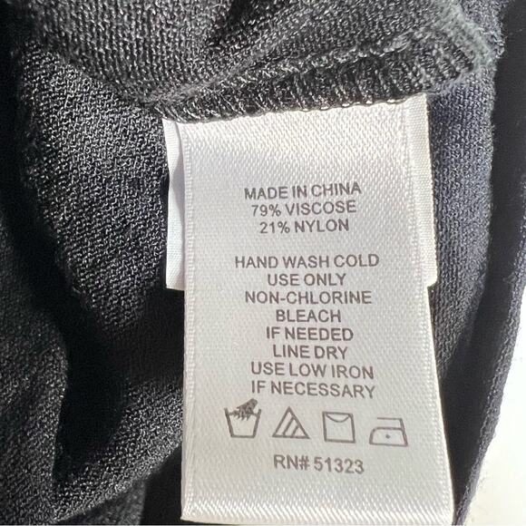 NWT 1. State Black button down pleated casual skirt size 6 B188 - Picture 3 of 4